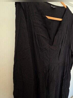City Chic Black Long Sleeve Dress